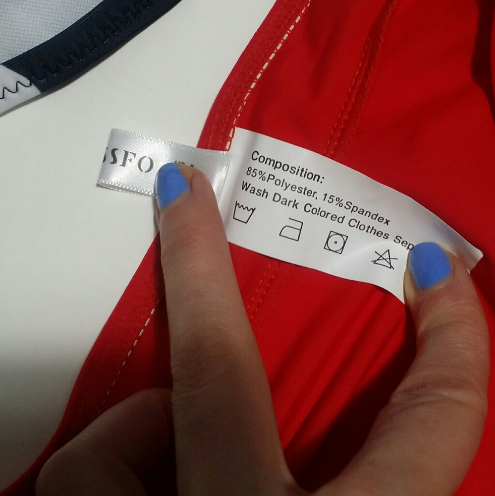 NWT vintage style high waisted swimsuit - Picture 5 of 7